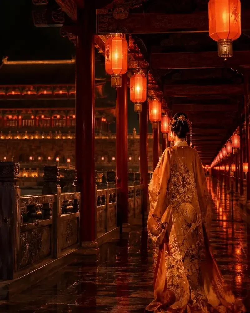 古装短剧题材海报,宅斗权谋,一步一惊心